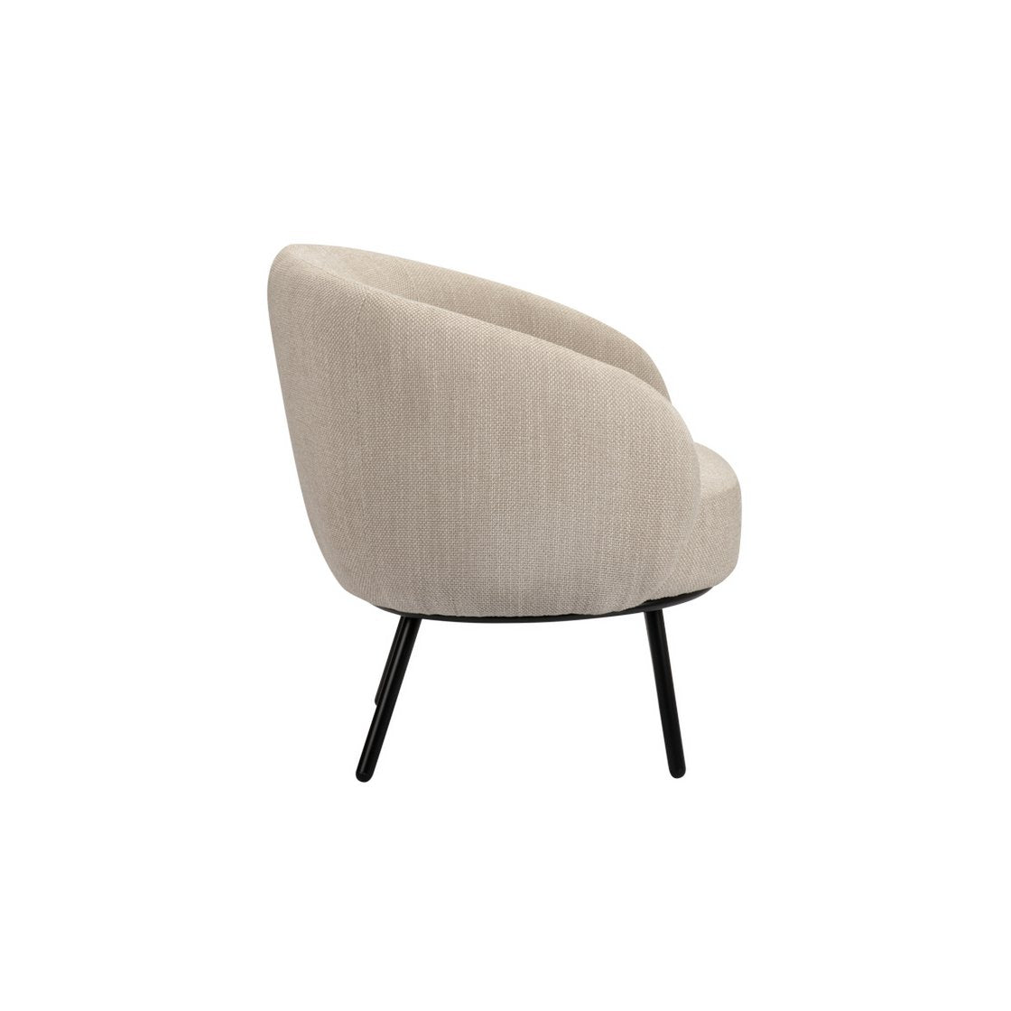 Lounge Chair Mars - Beige / Stof