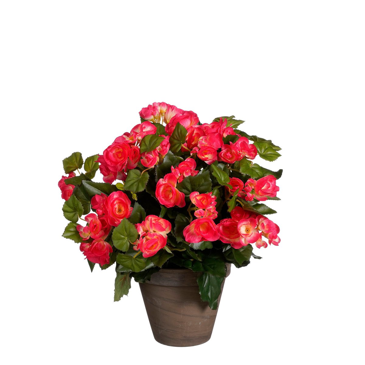 Begonia Kunstplant 37 cm (in bloempot)