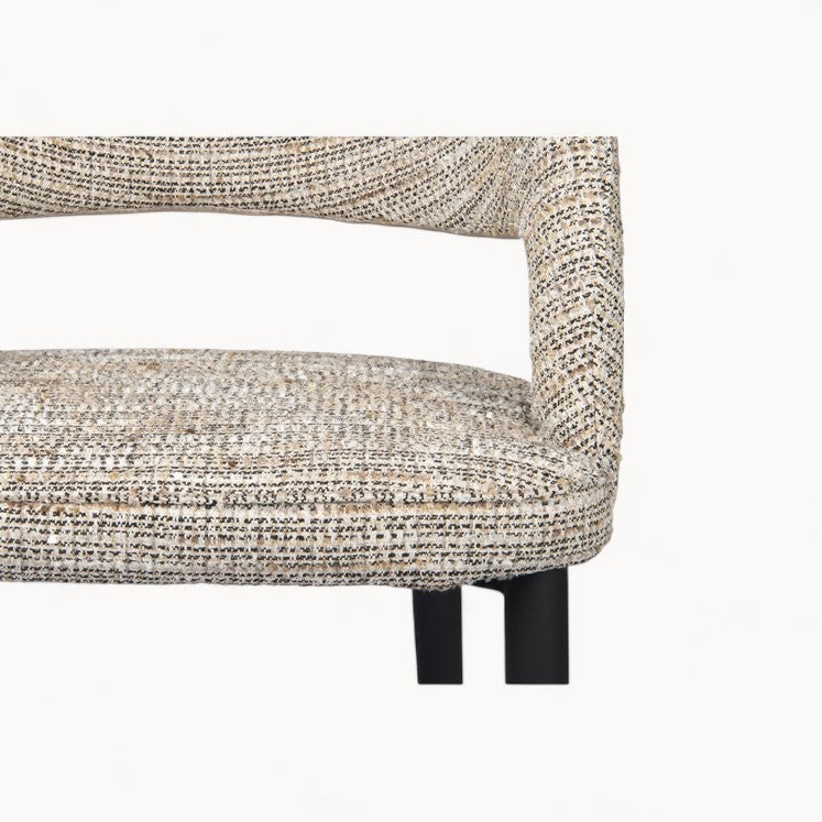 Gestoffeerde stoelen Lois, 2 stuks