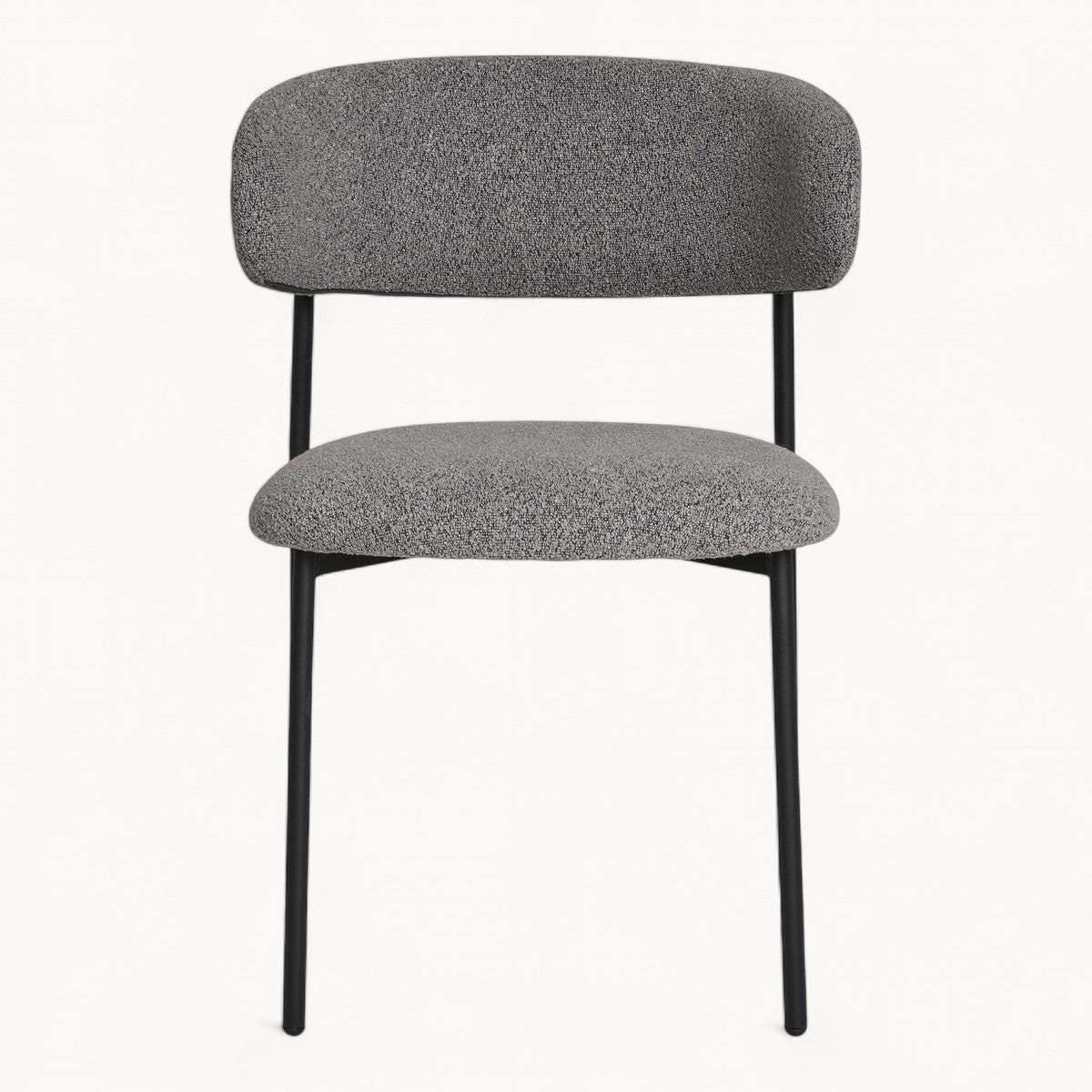 Bouclé stoelen Nord, 2 stuks