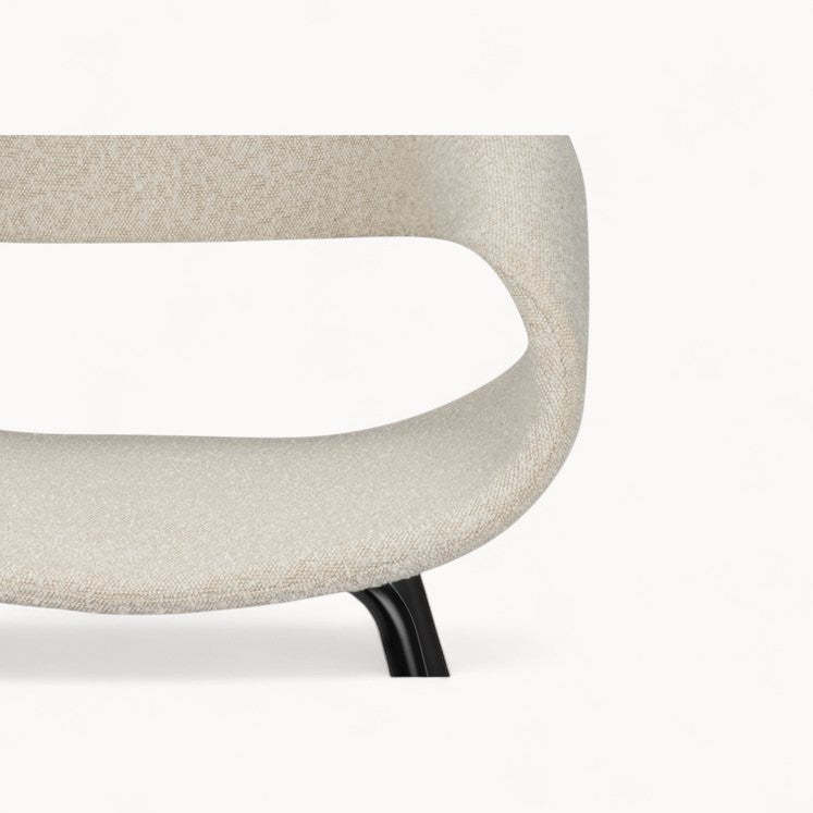 Gestoffeerde stoelen Whale, 2 stuks