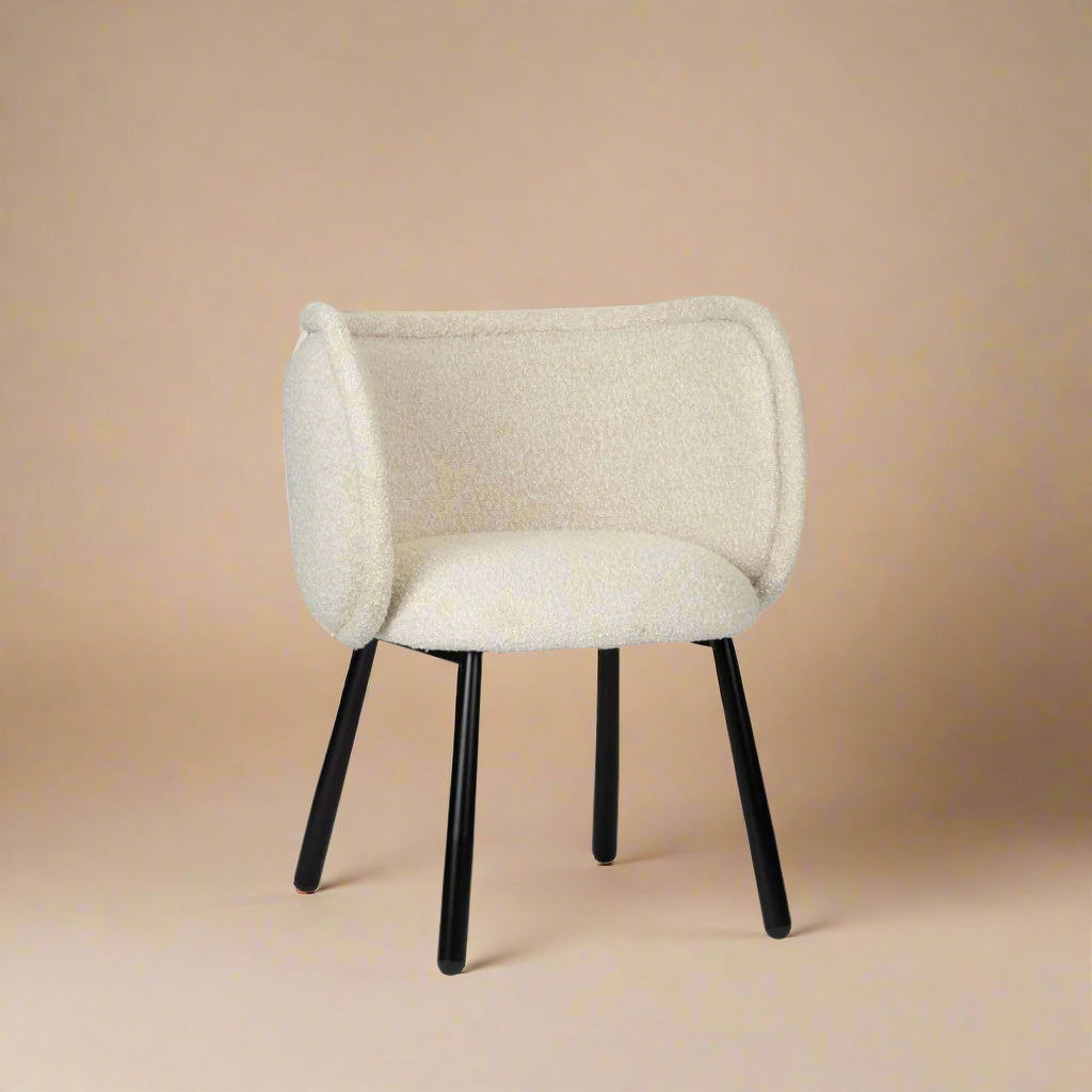 Panda fauteuil - Witte parel / Stof