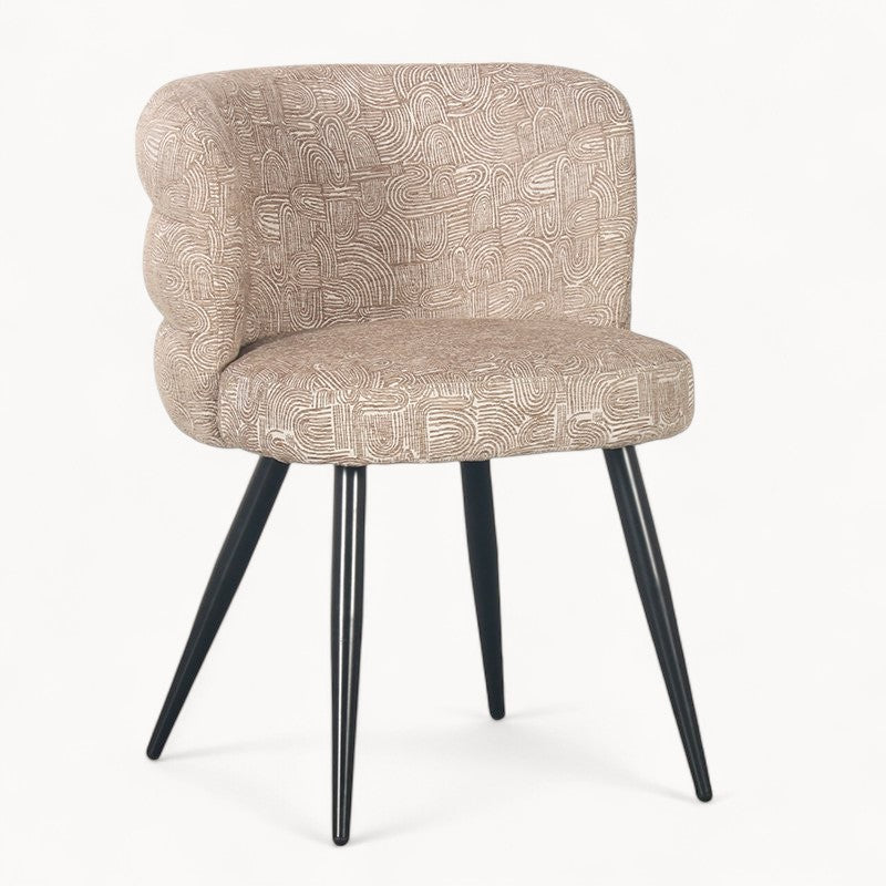 Gestoffeerde stoelen Fay, 2 stuks