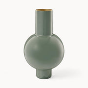 Vaas Metaal Midden Groen 40cm