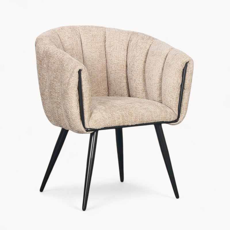 Gestoffeerde stoelen Cairo, 2 stuks