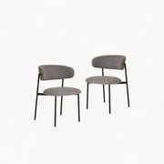Bouclé stoelen Nord, 2 stuks