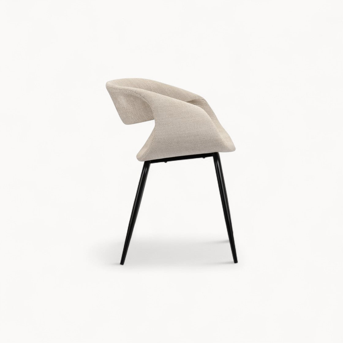 Gestoffeerde stoelen Whale, 2 stuks