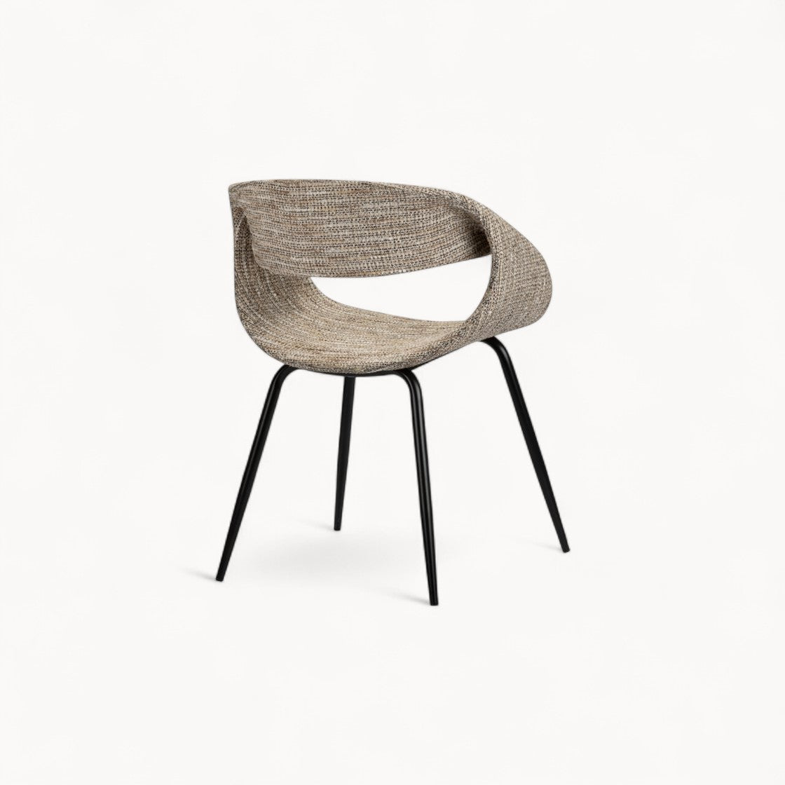 Gestoffeerde stoelen Whale, 2 stuks