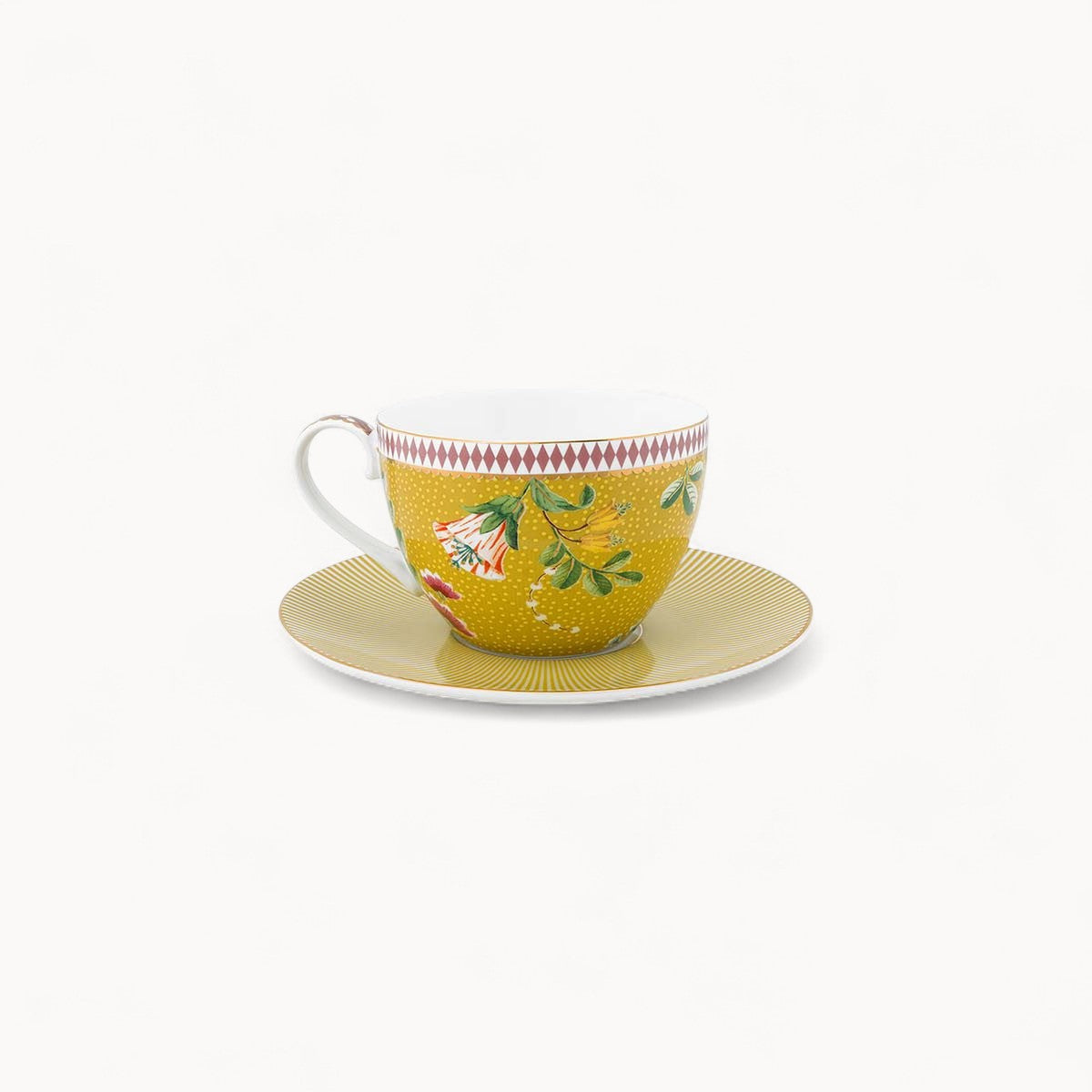 Set/2 Cups & Saucers La Majorelle Yellow 280ml