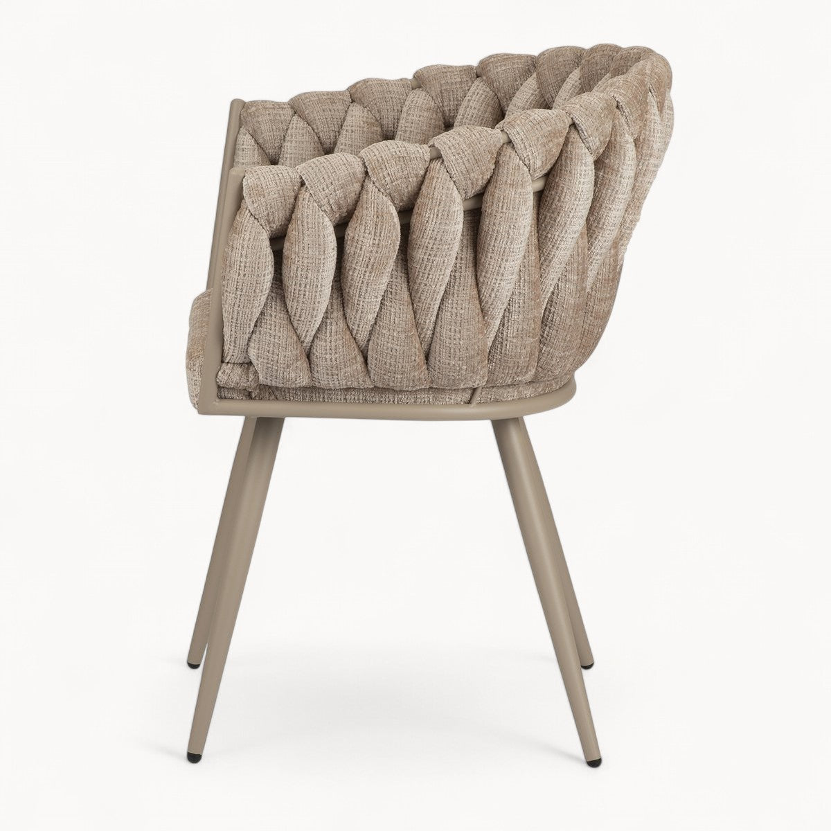 Gevlochten stoelen Nodo, 2 stuks