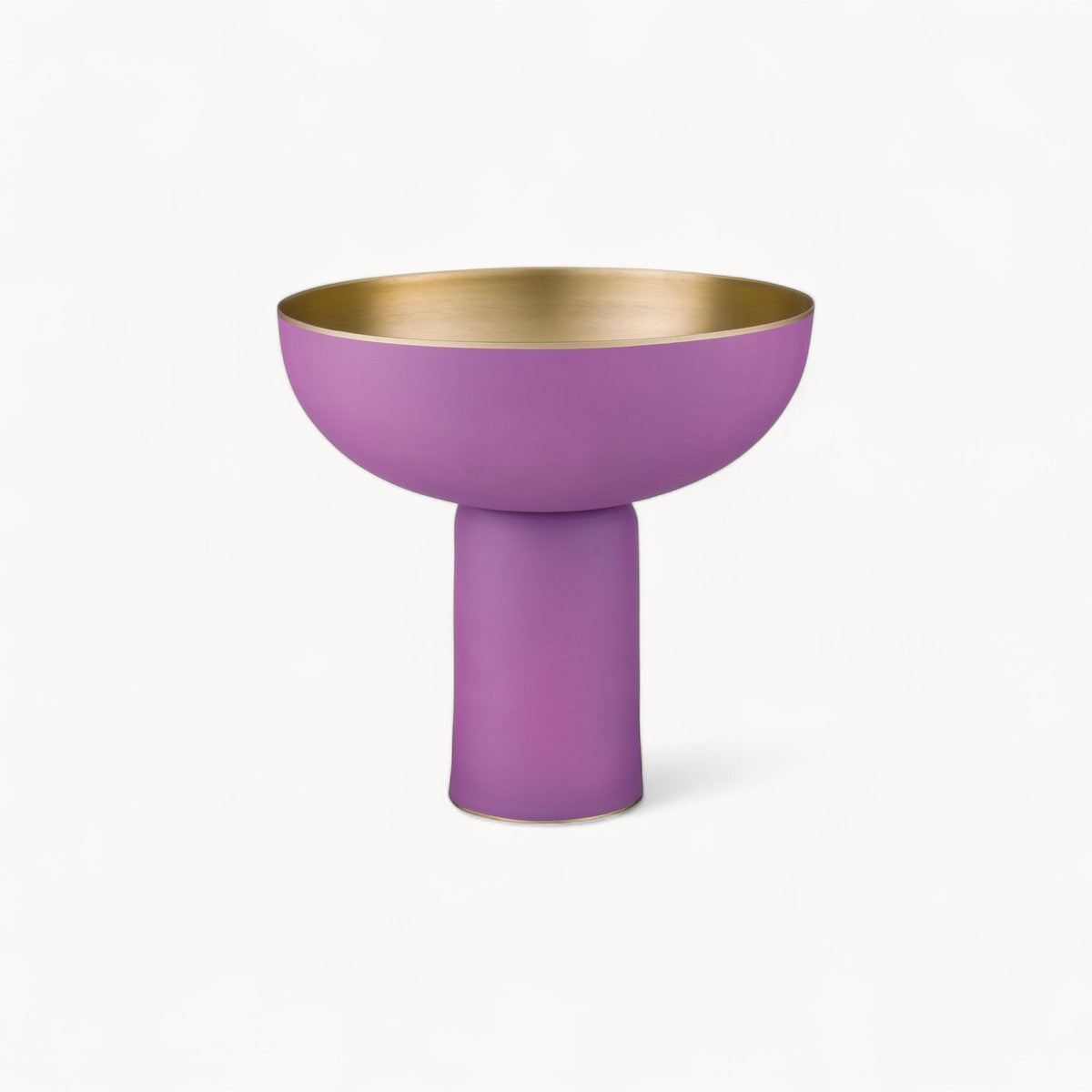 Hoge Schaal Metaal Mat Paars 23cm