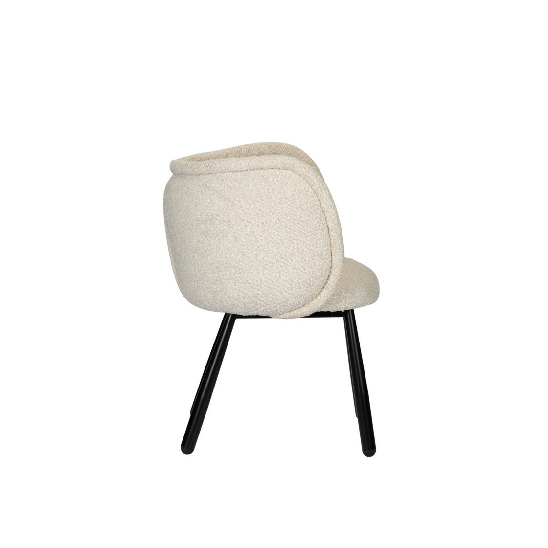 Panda fauteuil - Witte parel / Stof