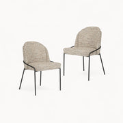 Gestoffeerde stoelen Fjord, 2 stuks