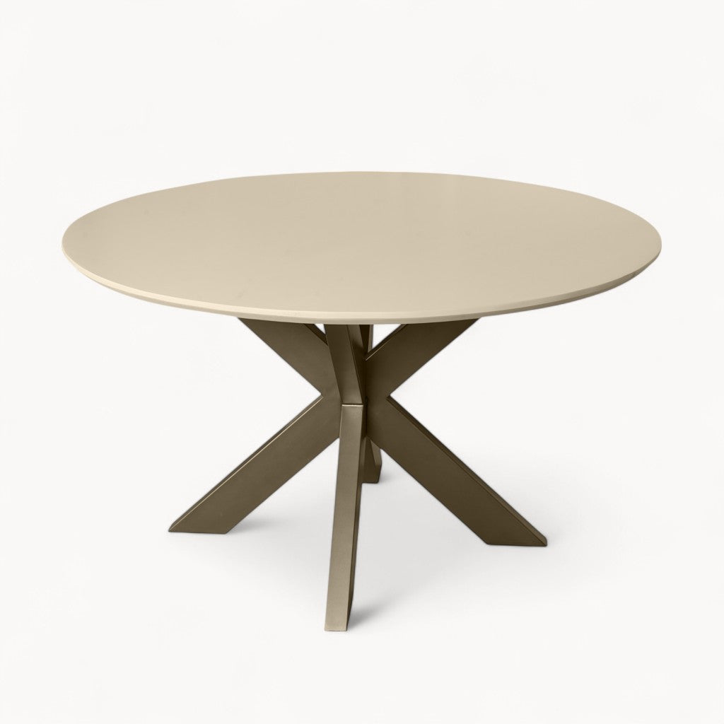 Ronde eettafel Lissaro van mangohout – 130 cm