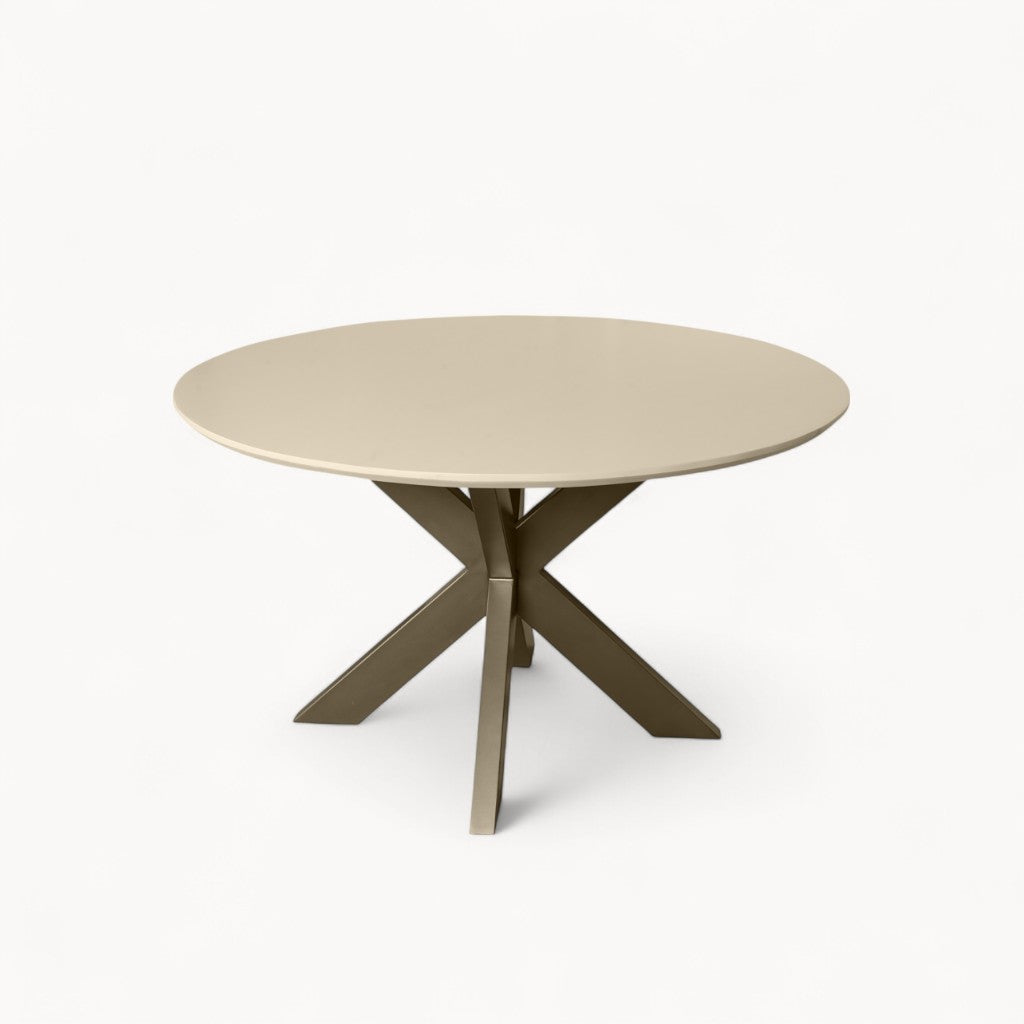 Ronde eettafel Lissaro van mangohout – 130 cm