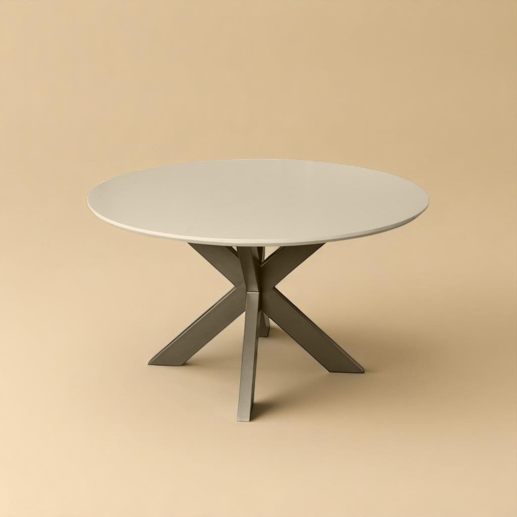 Lissaro Eettafel van mangohout – Rond 110 cm