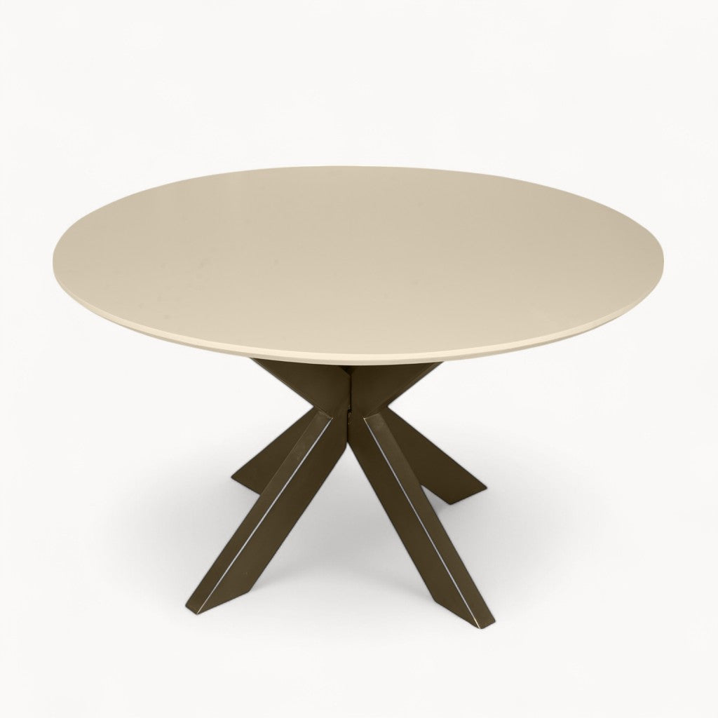 Lissaro Eettafel van mangohout – Rond 110 cm