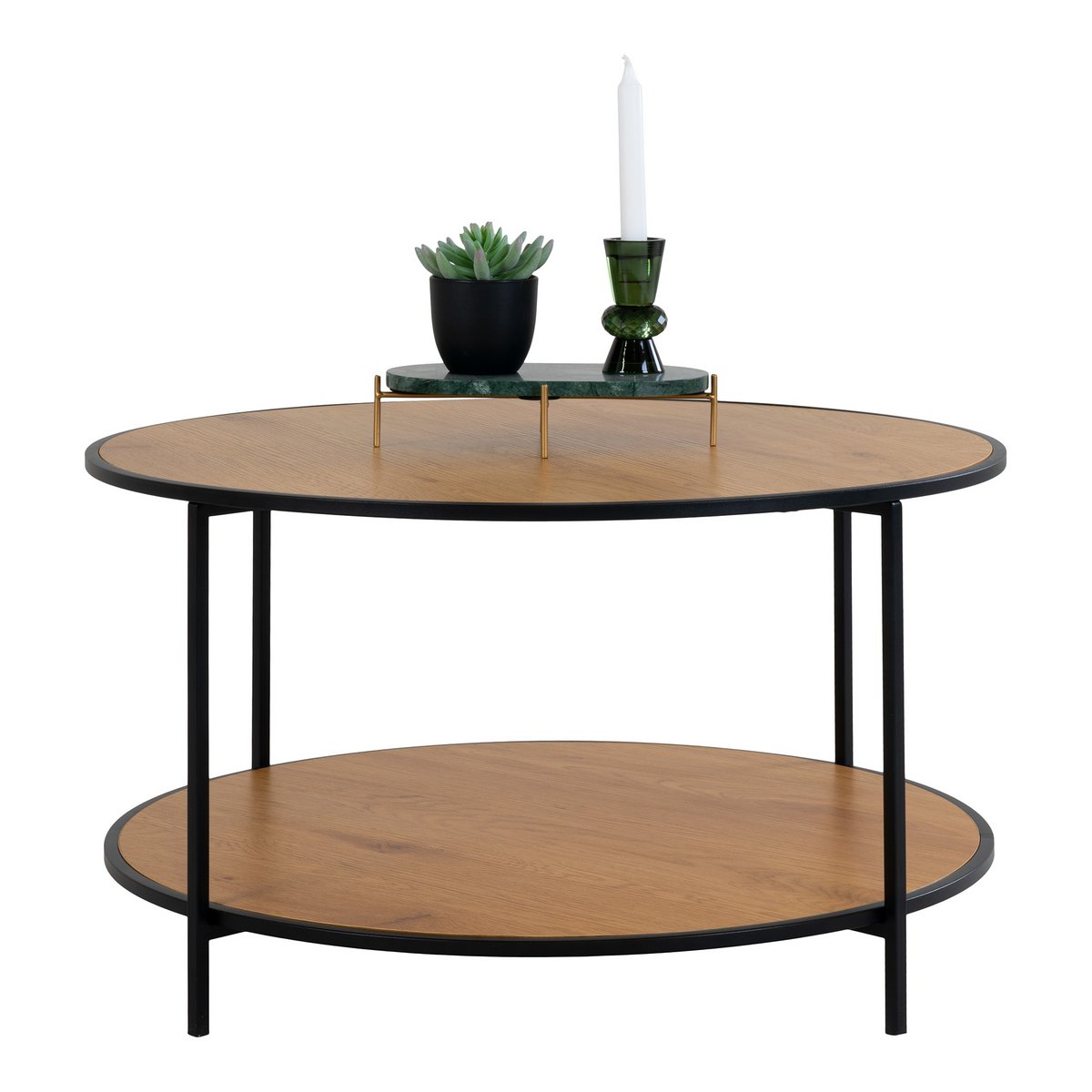 Vita Salontafel - Eikenlook - Ø80 cm