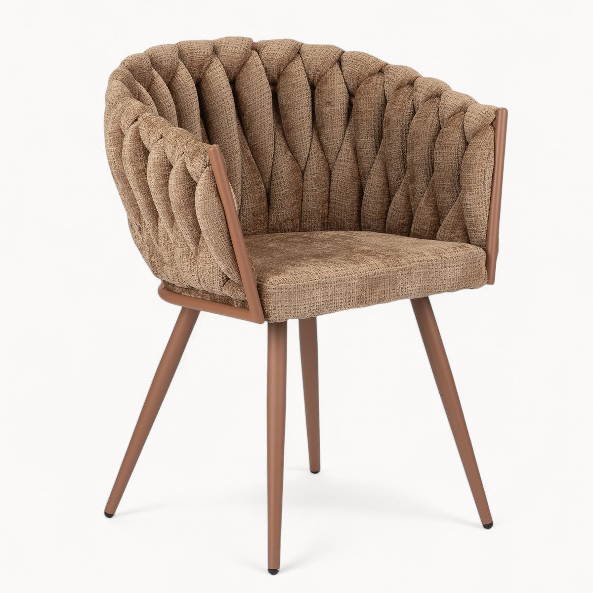 Gevlochten stoelen Nodo, 2 stuks