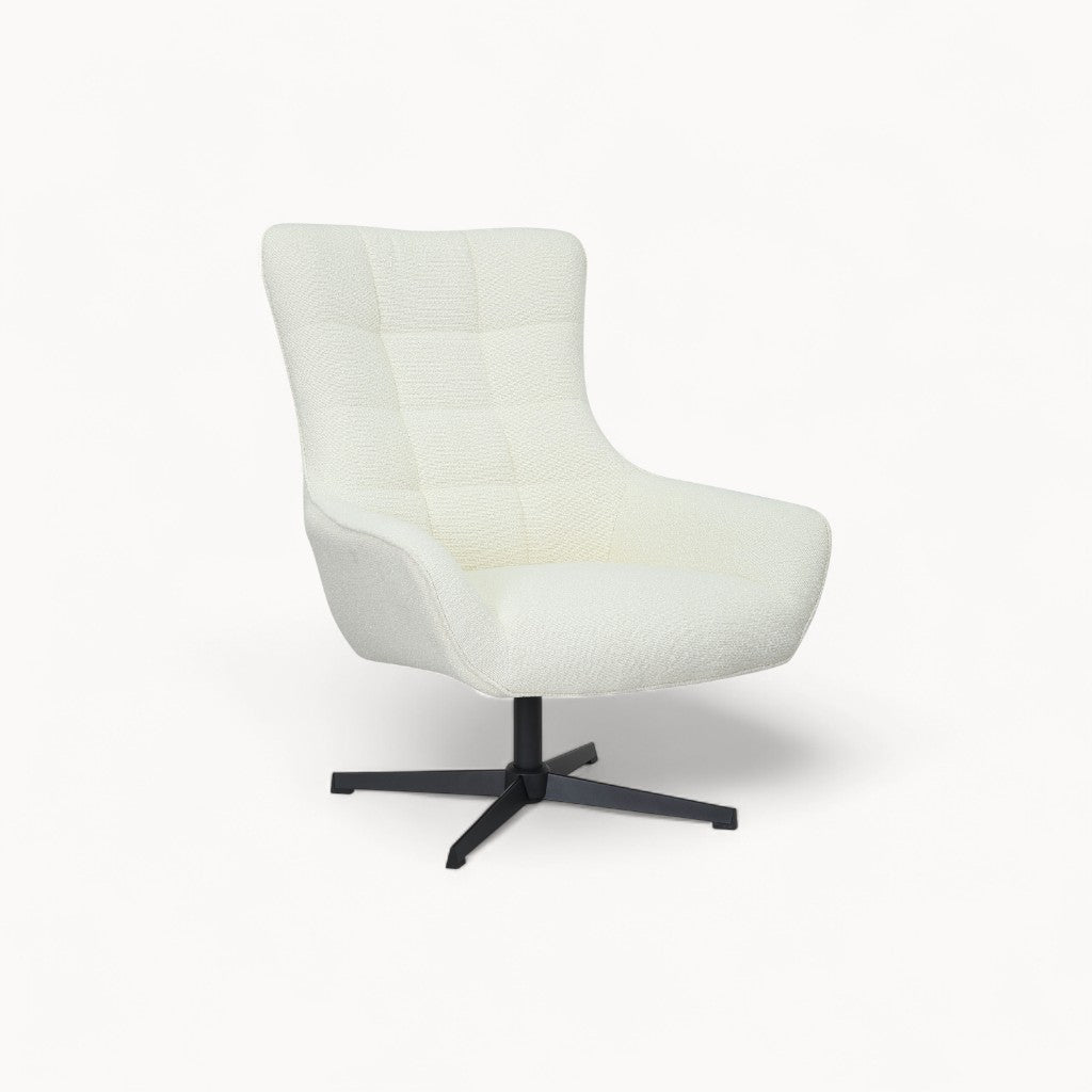 Bouclé loungefauteuil Nora