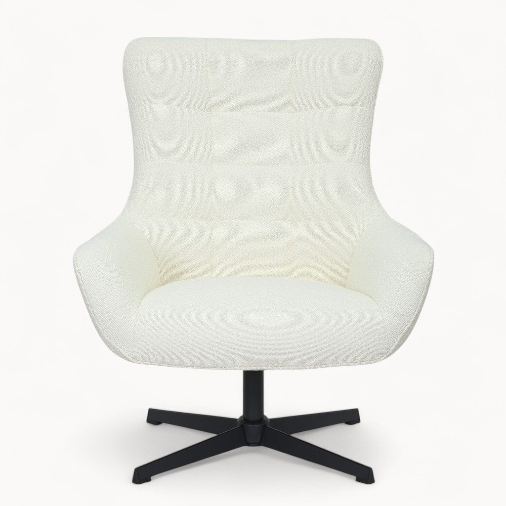 Bouclé loungefauteuil Nora
