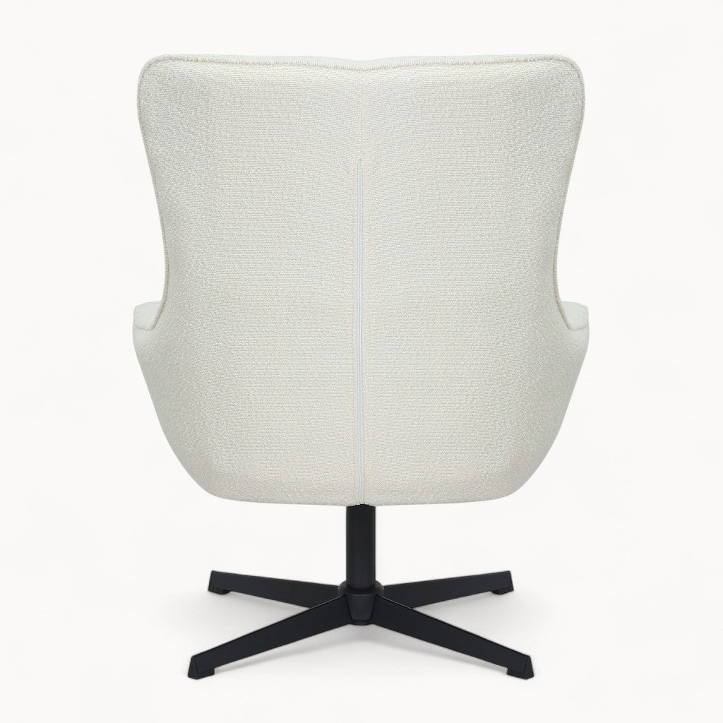 Bouclé loungefauteuil Nora