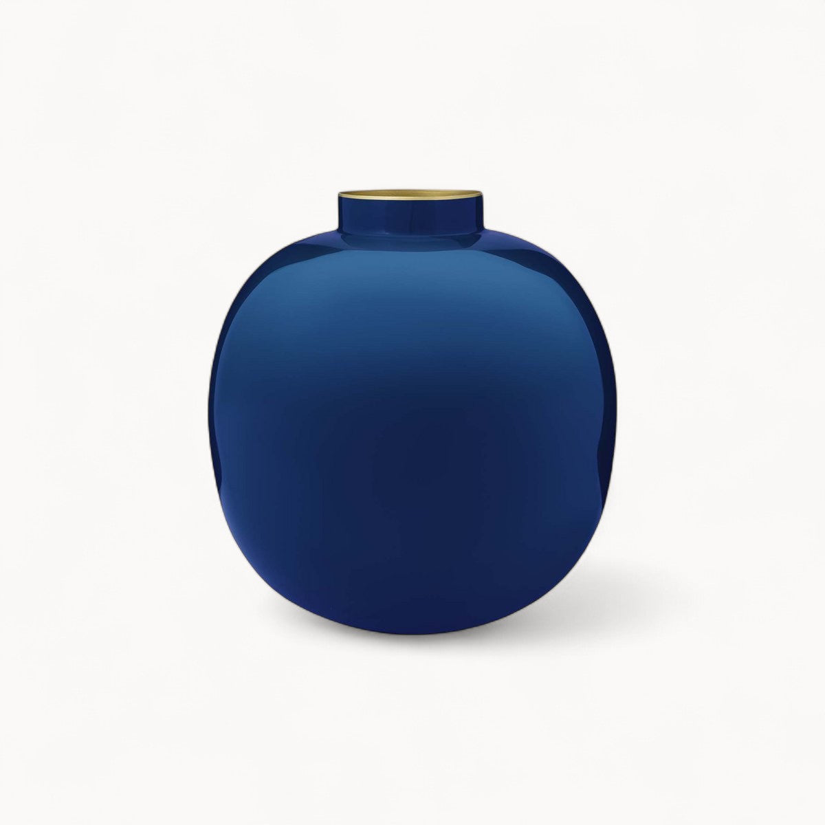 Vase Metal Blue 23cm