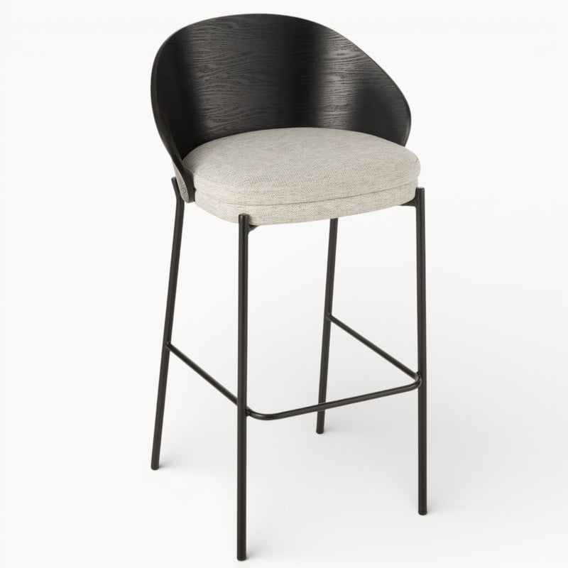 Barstoel Liva Zwart-zoom-