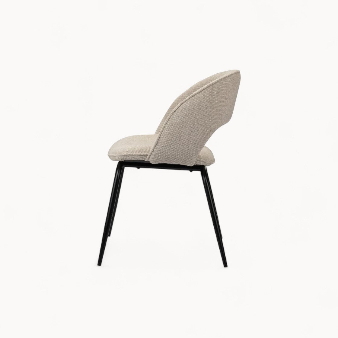 Gestoffeerde stoelen Halo, 2 stuks