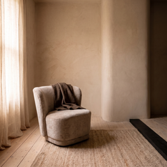 Fauteuil Elune Beige in interieur