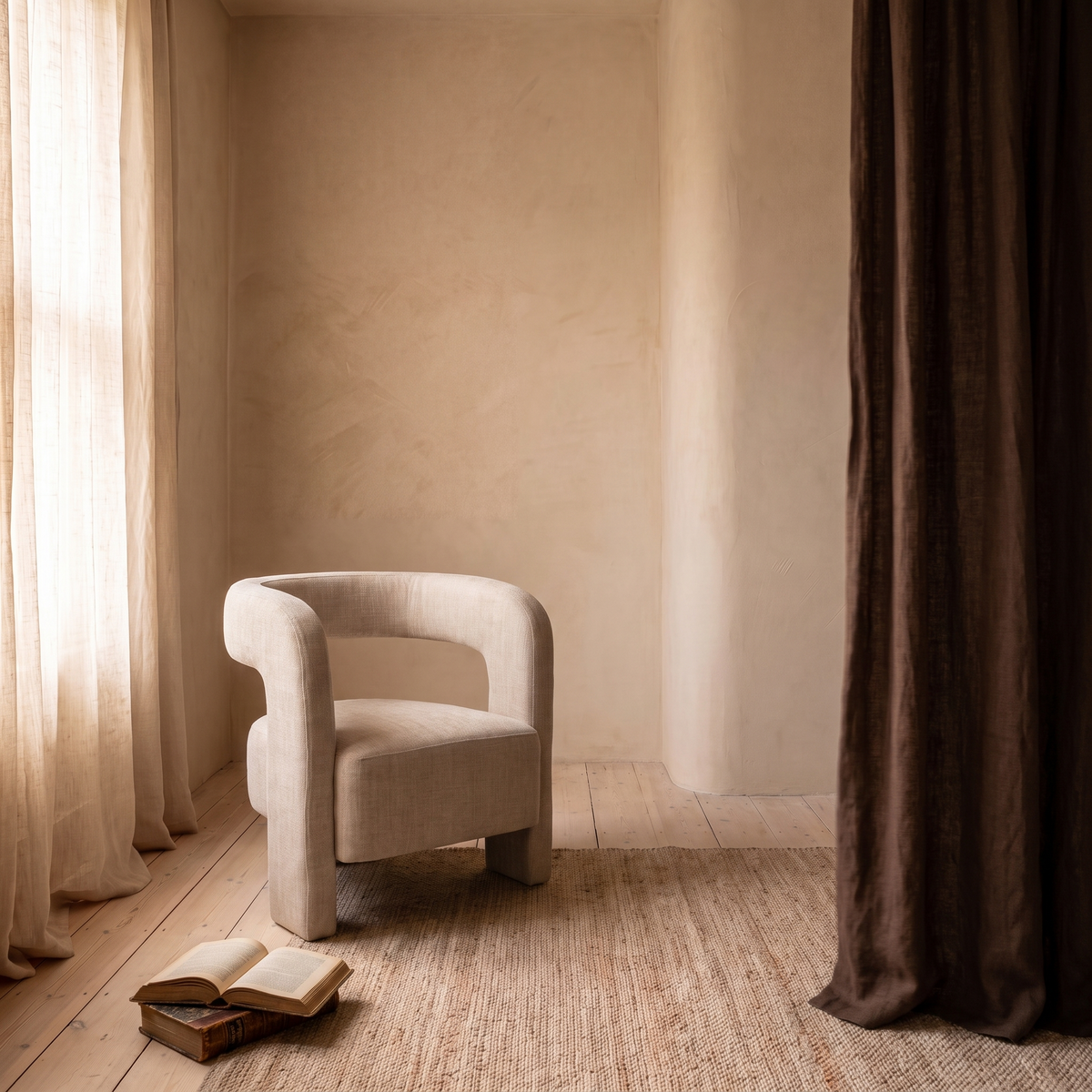 Fauteuil Ivar Beige in interieur