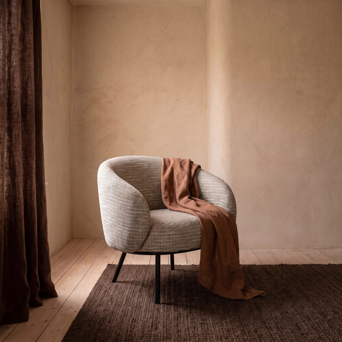 Fauteuil Riva Grijs in interieur