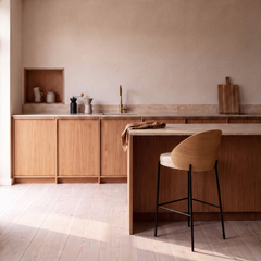 Barstoel Liva Naturel in de keuken