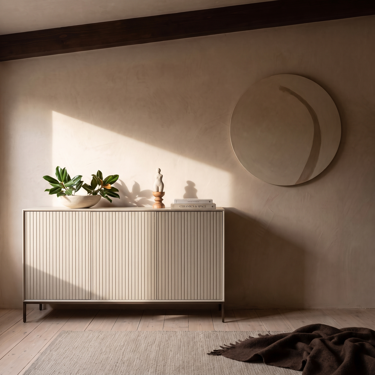 Dressoir Sova 165 cm in interieur