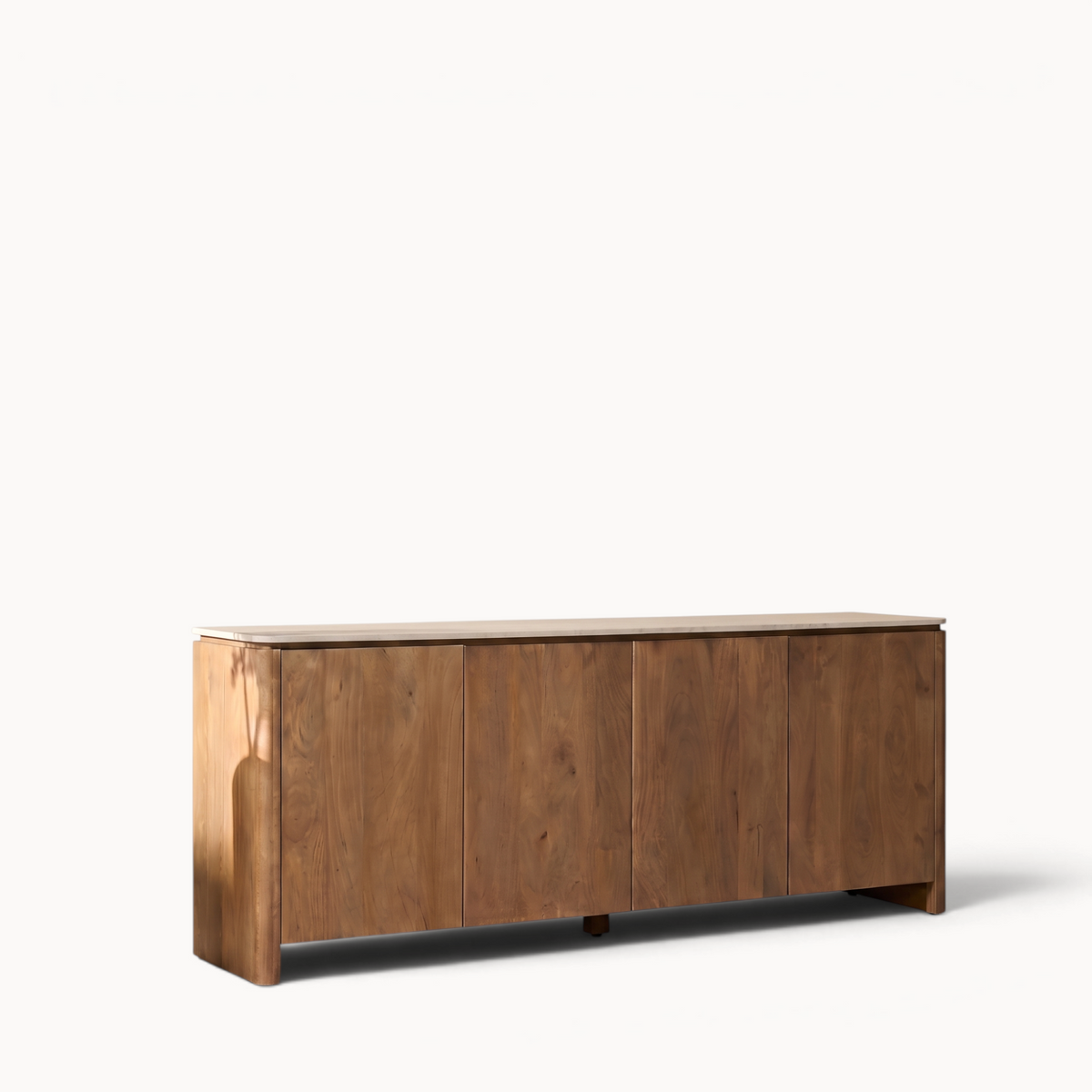 Dressoir Iwa Naturel 210 cm beige marmer