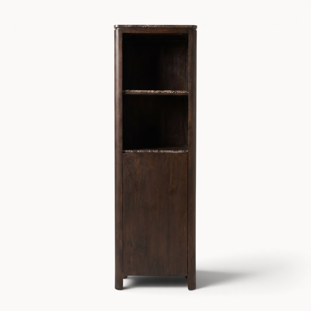 Boekenkast Iwa Bruin bruin marmer