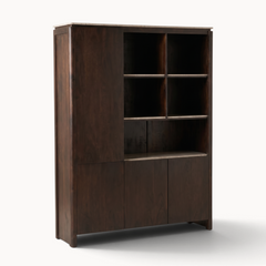 Vakkenkast Iwa XL Bruin beige marmer