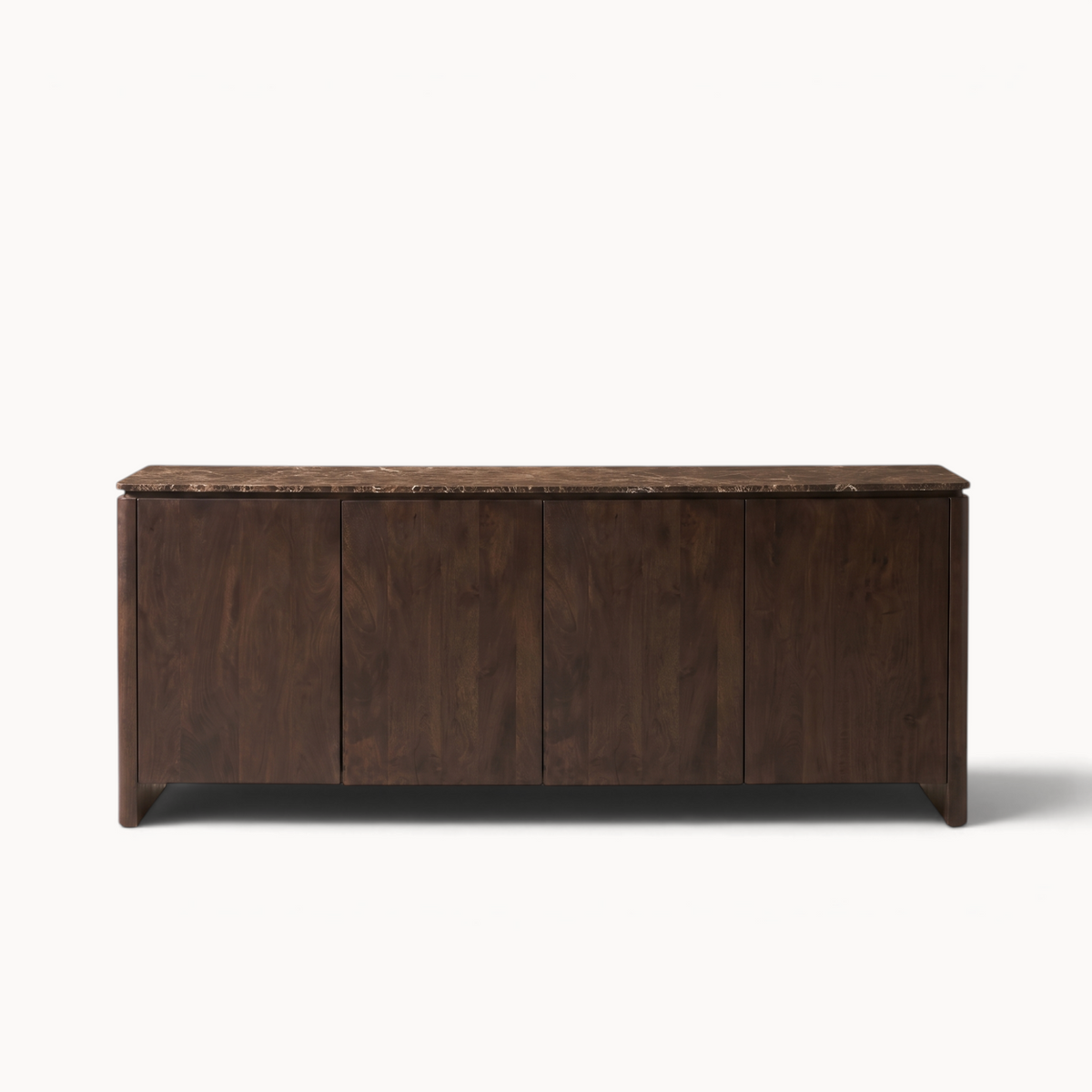 Dressoir Iwa Bruin 210 cm bruin marmer