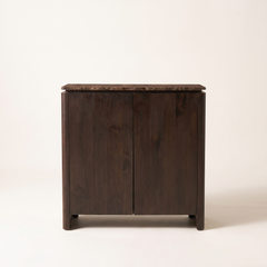 Dressoir Iwa Bruin 100 cm bruin marmer