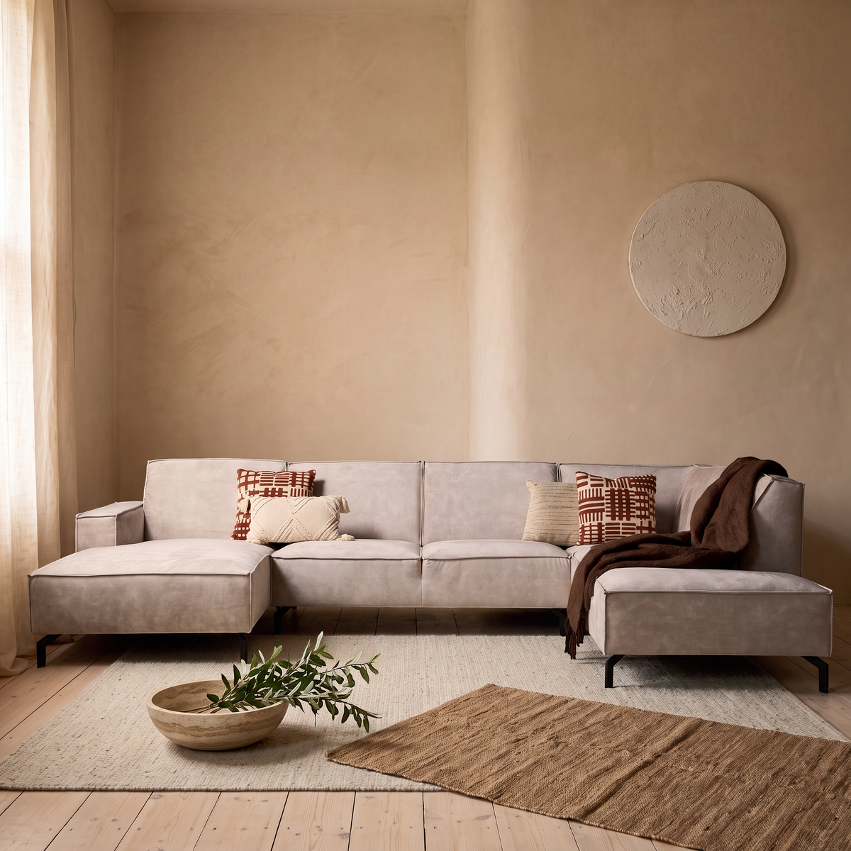 MySofa Niwa U-Bank Velvet sfeer 1