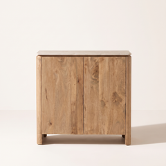 Dressoir Iwa Naturel 100 cm beige marmer - versie 2
