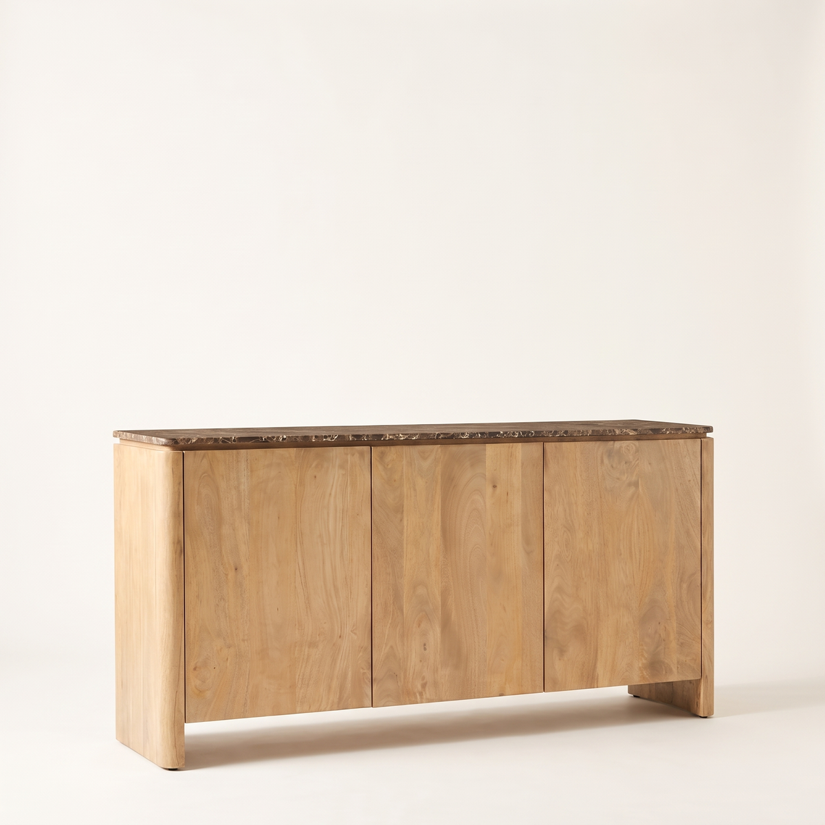 Dressoir Iwa Naturel 165 cm bruin marmer - versie 1