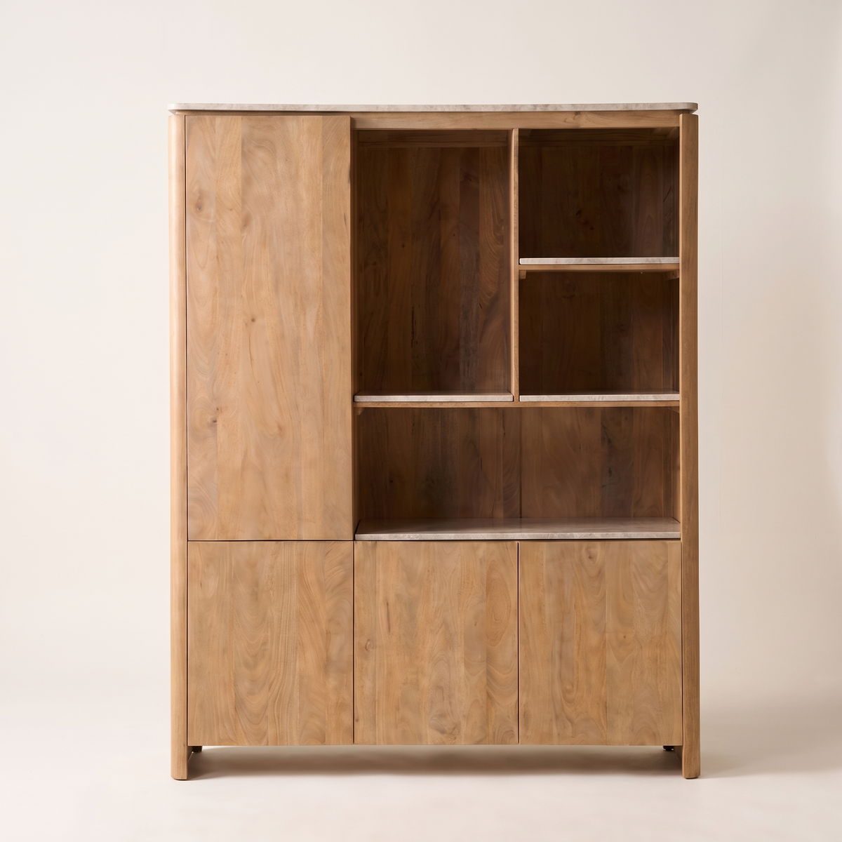 Vakkenkast XL Iwa Naturel beige marmer - versie 2