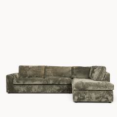 SPIEGELEN - MySofa Yuki Hoekbank Groen andere kant