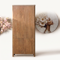 Kabinetkast Iwa Naturel 90 cm beige marmer - versie 1