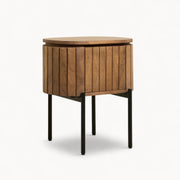 Mokka Nachtkastje – Lichtbruin Staand