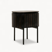 Mokka Nachtkastje – Donkerbruin Staand