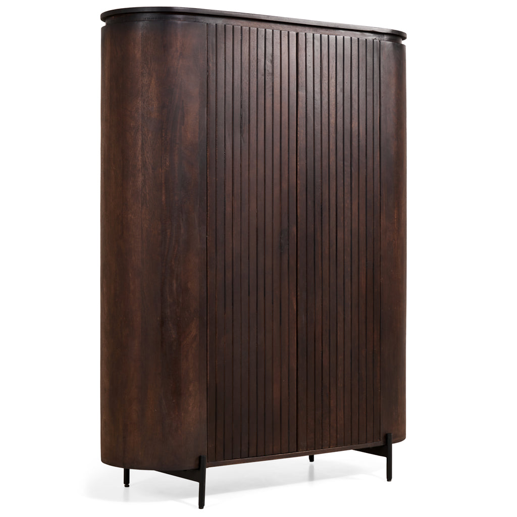 Mokka Wandkast Donkerbruin 115m