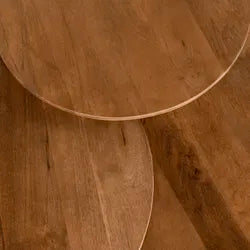 Bijzettafel Sorèn van mangohout - 50 cm