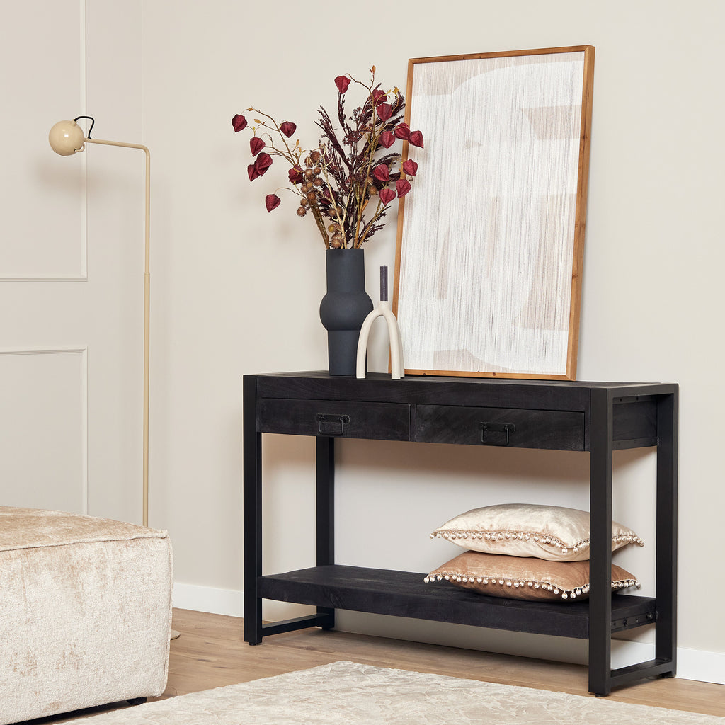 Wandtafel Moroa van mangohout - 120 cm